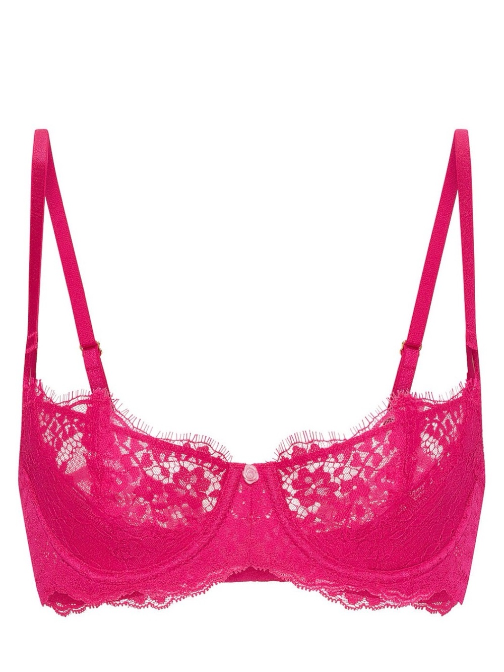 Victoria's Secret Fuchsia Lace Underwire Bra 34DDD
